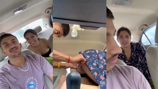 Horny Girl Affair – Threesome Car Fucking