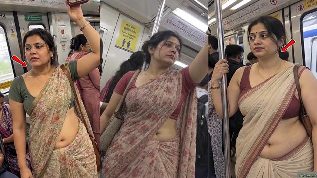 Drawing Stranger Aunty Impress In Metro – Porn Videos Indian