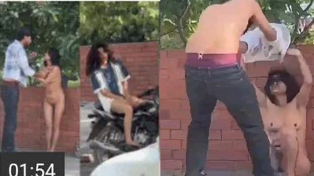 Bihari Couple Cam Sex – Outdoor Nude Video